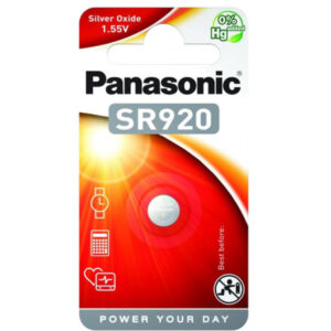 PANASONIC SR920 ezüstoxid gombelem 1,55 V