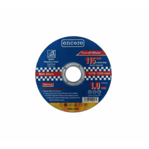 ENCORE Vágókorong fémre 115 x 1,0 x 22,23 mm INOX
