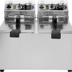 YATO GASTRO Asztali olajsütő 2 x 5 liter 2 x 2000 W