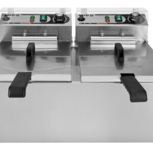 YATO GASTRO Asztali olajsütő 2 x 11,5 liter 2 x 5000 W