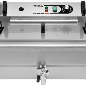 YATO GASTRO Asztali olajsütő 23 liter 6000 W leeresztőcsappal
