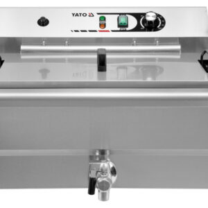 YATO GASTRO Asztali olajsütő 26,5 liter 6000 W leeresztőcsappal