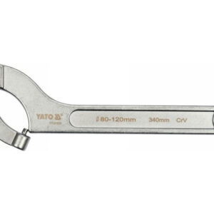 YATO Állítható csapos körmös kulcs 80-120 mm / 340 mm CrV