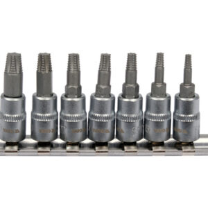 YATO Roncsolttorxcsavar kiszedő dugókulcs készlet 7 részes 1/4"