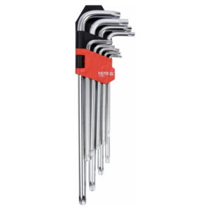 YATO Hosszú Torx kulcs készlet 9 részes T10-T50 CrV