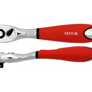 YATO Racsnis hajtószár 1/4" 155 mm 72T hajlított szár CrV