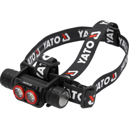 YATO Akkus LED fejlámpa