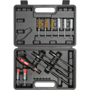 YATO Befecskendezőszelep tisztító készlet 19 részes 1/4" inox, műanyag, réz kefék