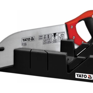 YATO Gérvágó láda 300 x 140 x 70 mm műanyag + fűrész 350 mm