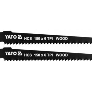 YATO Szablyafűrészlap fához 150/1,0 mm 6 TPI HCS (2 db)