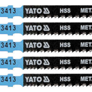 YATO Dekopírfűrészlap fémre T-befogás 12TPI 75/1,0 mm HSS (5 db)
