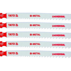 YATO Dekopírfűrészlap 10TPI 130 mm univerzális T-befogás bimetál (5 db)