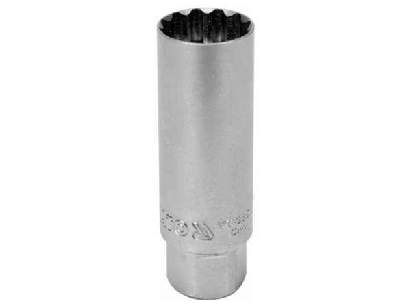 YATO Vékonyfalú gyertyakulcs 3/8" 16 mm