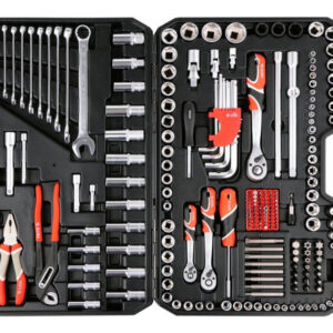 YATO Szerszámkészlet 225 részes 1/4", 3/8", 1/2" CrV CrMo