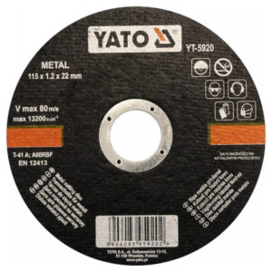 YATO Vágókorong fémre 115 x 1,2 x 22 mm