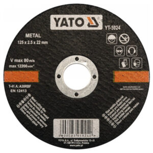 YATO Vágókorong fémre 125 x 2,5 x 22 mm