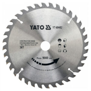 YATO Fűrésztárcsa fához 180 x 20 x 1,8 mm / 36T