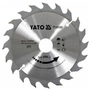 YATO Fűrésztárcsa fához 190 x 30 x 2,2 mm / 20T