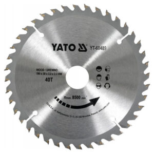 YATO Fűrésztárcsa fához 190 x 30 x 3,2 mm / 40T
