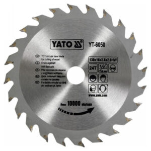 YATO Fűrésztárcsa fához 130 x 16 x 2,0 mm / 24T