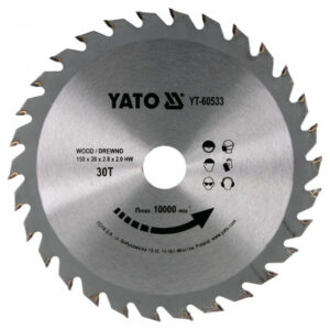 YATO Fűrésztárcsa fához 150 x 20 x 2,0 mm / 30T