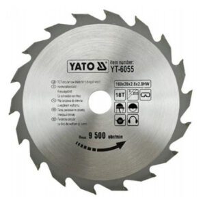 YATO Fűrésztárcsa fához 160 x 20 x 2,0 mm / 18T