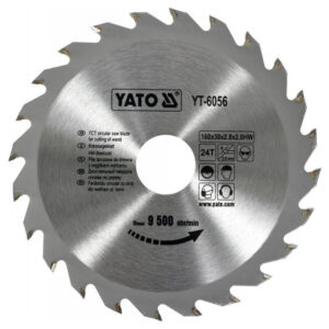 YATO Fűrésztárcsa fához 160 x 30 x 2,0 mm / 24T