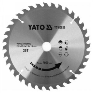 YATO Fűrésztárcsa fához 235 x 25,4 x 1,8 mm / 36T