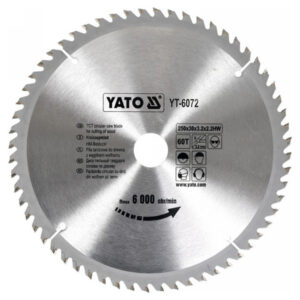 YATO Fűrésztárcsa fához 250 x 30 x 2,2 mm / 60T