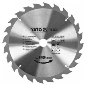 YATO Fűrésztárcsa fához 300 x 30 x 2,0 mm / 24T