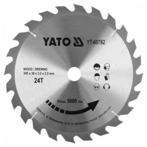 YATO Fűrésztárcsa fához 305 x 30 x 2,2 mm / 24T