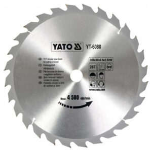 YATO Fűrésztárcsa fához 350 x 30 x 2,5 mm / 28T