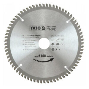 YATO Fűrésztárcsa alumíniumhoz 200 x 30 x 1,5 mm / 60T