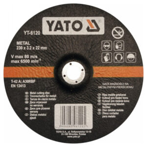 YATO Vágókorong fémre 230 x 3,2 x 22,2 mm