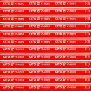 YATO Ácsceruza 175 mm fára piros (12 db)