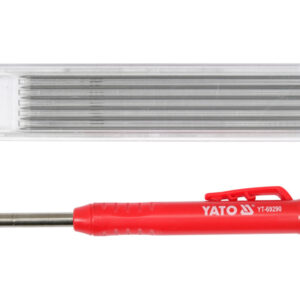 YATO Fémházas ácsceruza tölthető 150 mm + 6 db betét