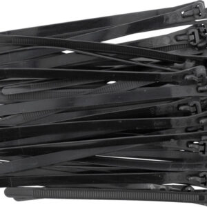 YATO Kioldható kábelkötegelő 7,6 x 150 mm fekete (100 db)