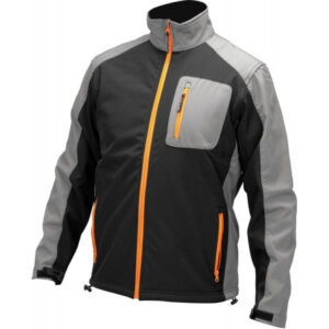 YATO Munkavédelmi softshell kabát fekete-szürke S-es méret 3 zsebes