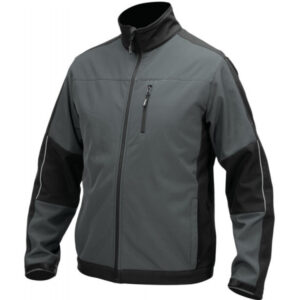 YATO Munkavédelmi softshell kabát szürke-fekete L-es méret 3 zsebes