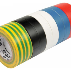 YATO Szigetelőszalag 19 x 0,13 mm x 20 m öt színű (10 db)