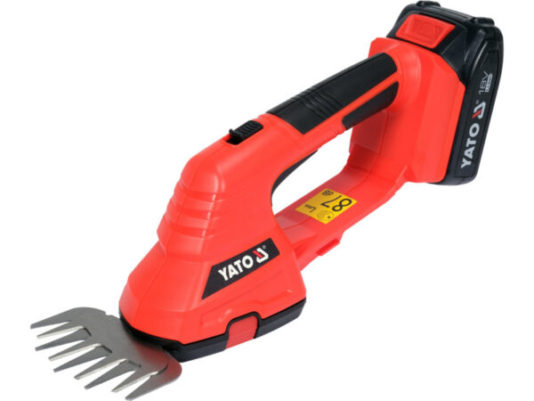 YATO Akkus fűnyíró olló 18 V (1 x 2,0 Ah akku + töltő)