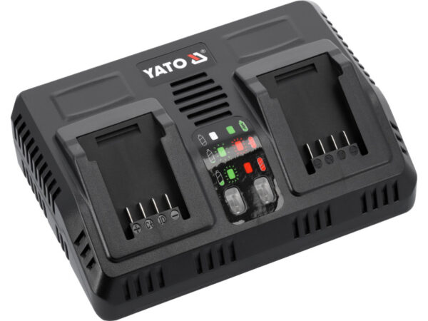 YATO Intelligens dupla akkumulátor töltő gépekhez 4,0 A 18 V
