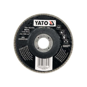 YATO Lamellás csiszolókorong 125 x 22,4 mm / P60