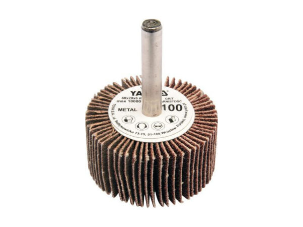 YATO Csapos lamellás csiszolókorong 40 x 20 x 6 mm / P120