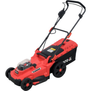 YATO Akkus fűnyíró 430 mm 2 x 18 V (2 x 4,0 Ah akku + töltő)