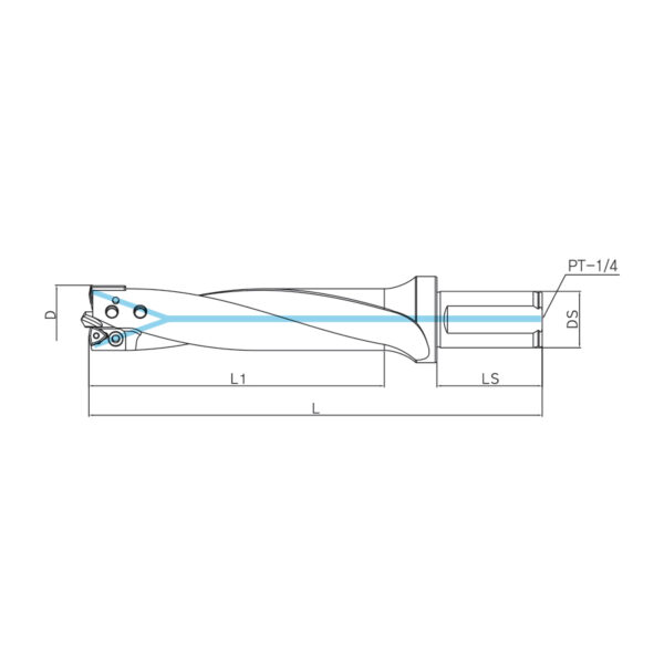 VLT-515565D S40 Váltólapkás telibefúró Ø52