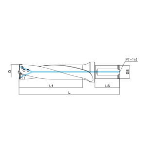 VLT-606580D S40 Váltólapkás telibefúró