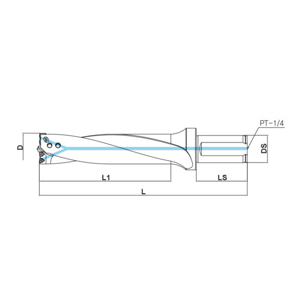 VLT-606580D S40 Váltólapkás telibefúró