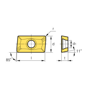 APKT 1604PDSR NCM325 marólapka