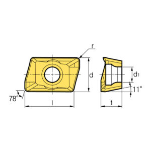 APMT 060216R MM PC5300 marólapka